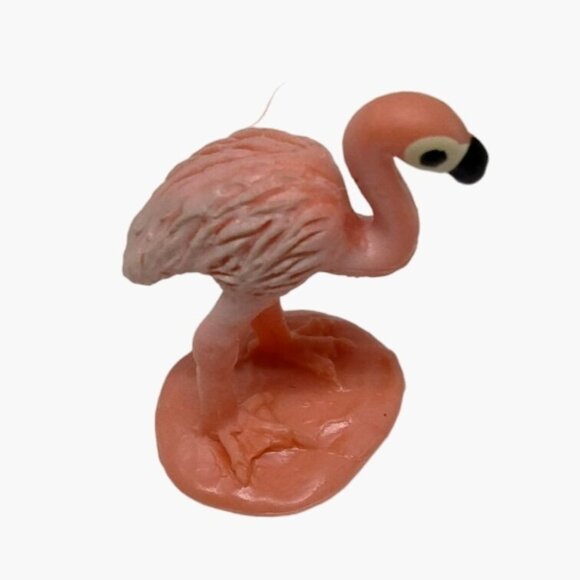 Safari Ltd Miniature Pink Flamingo Fairy garden Figure teeeny tiny 1 inch - Picture 2 of 5